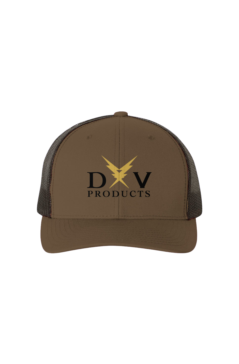 Embroidered logo trucker hat