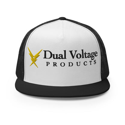 Full Logo Flat Bill Trucker Hat