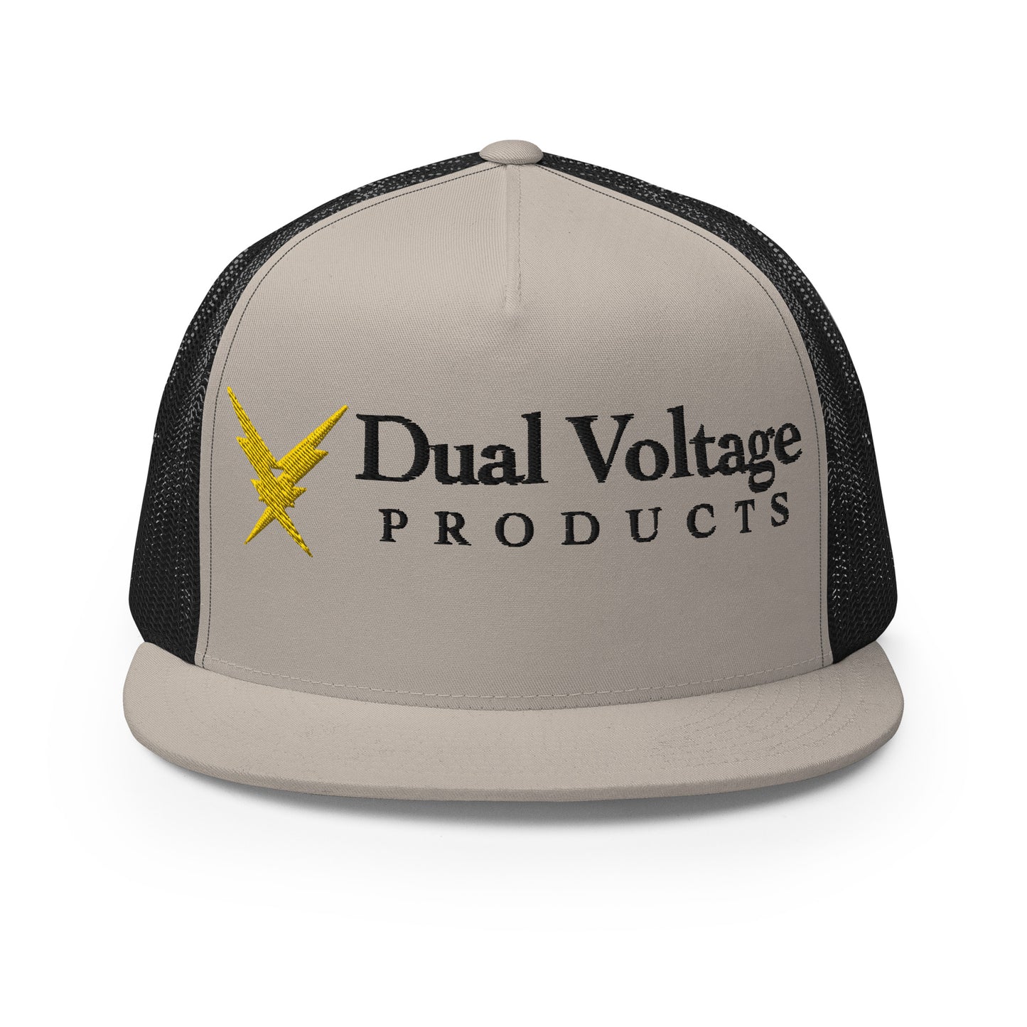 Full Logo Flat Bill Trucker Hat